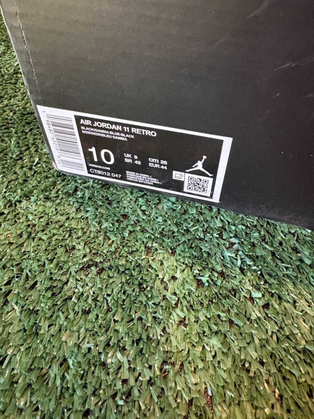Jordan 11 Gamma Blue Black Patent Leather Sneakers - Picture 5 of 6